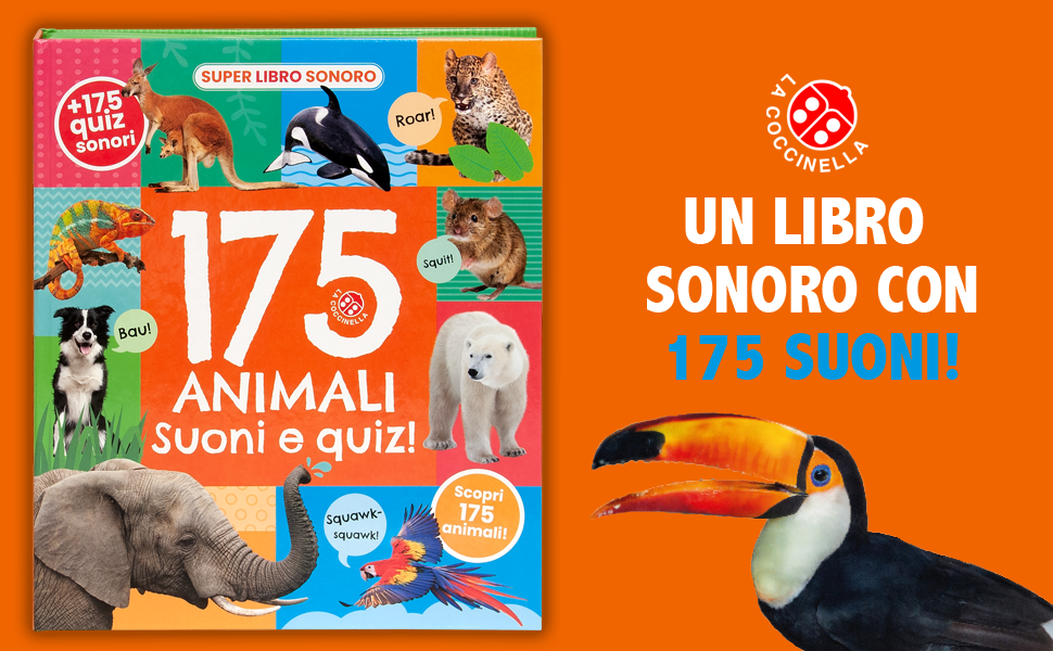 175 animali. Suoni e quiz!