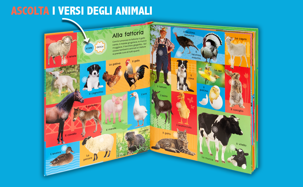 175 animali. Suoni e quiz!