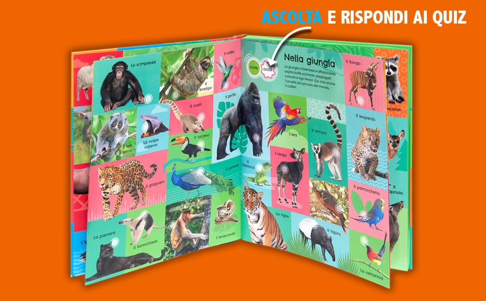 175 animali. Suoni e quiz!
