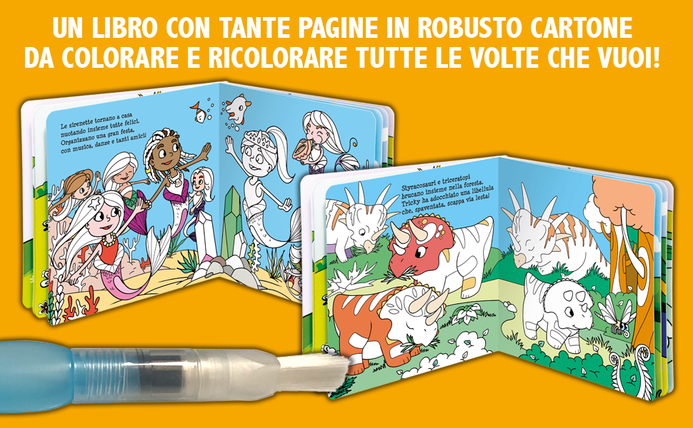 Colora e ricolora i dinosauri