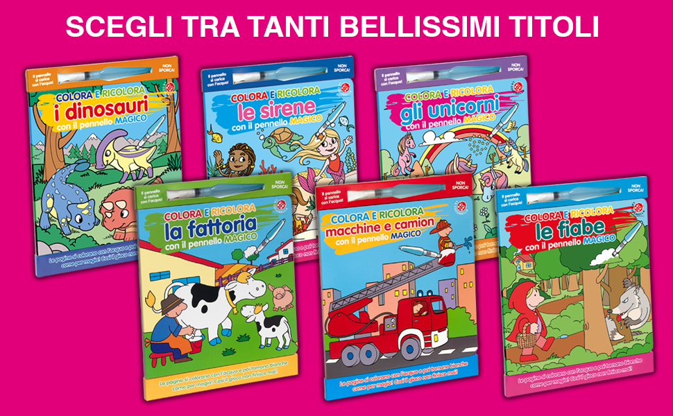 Colora e ricolora i dinosauri