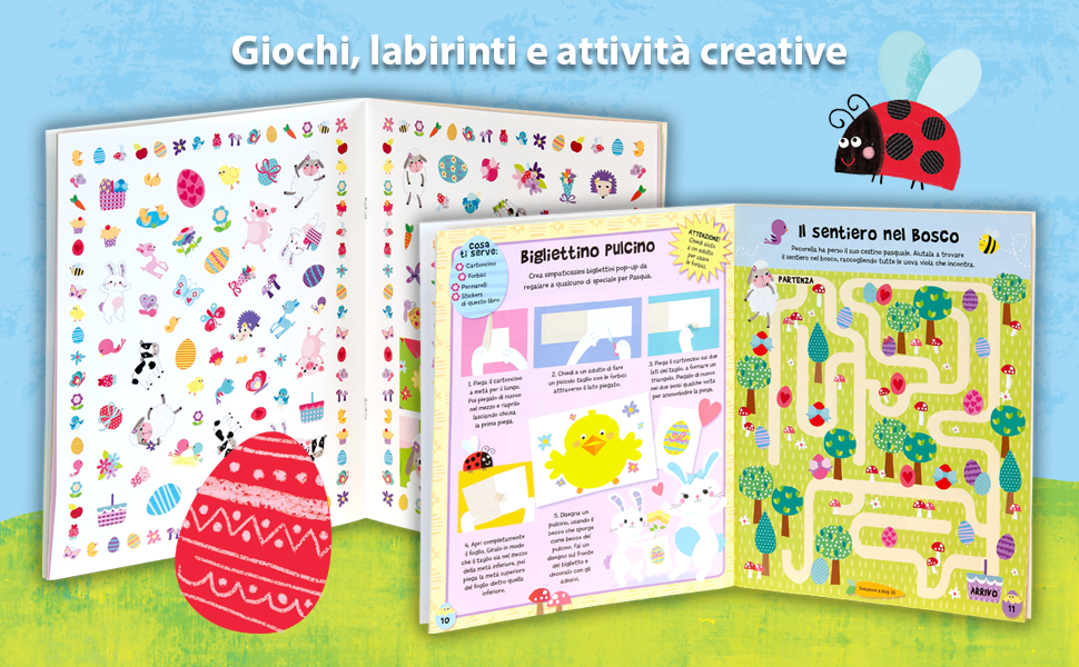 Gioca con gli sticker di Pasqua!