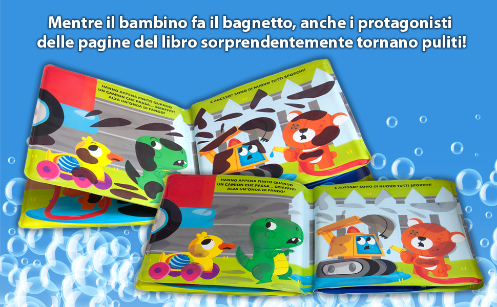 I giocattoli fanno il bagnetto!