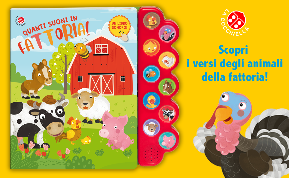 Quanti suoni in fattoria! libro sonoro