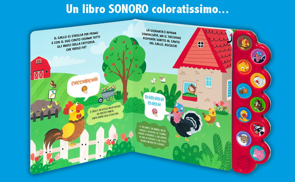 Quanti suoni in fattoria! libro sonoro