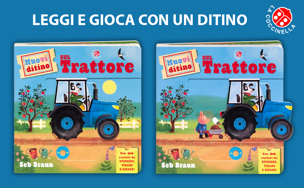 Sul trattore. Muovi ditino