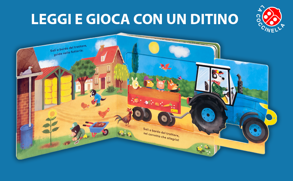 Sul trattore. Muovi ditino