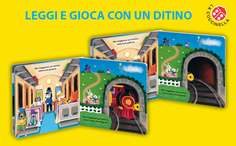 Sul trenino. Muovi ditino